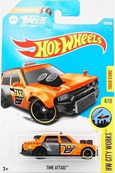 hot wheels time attaxi yellow
