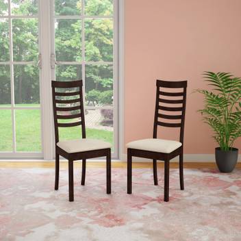 Godrej Interio Jessica Din Chair Ind Mahogan1 Solid Wood Dining