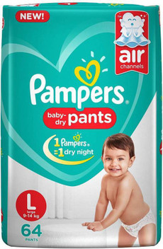 pampers active baby large flipkart