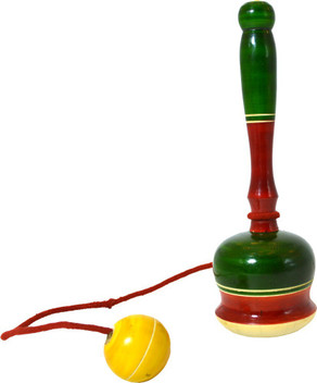wooden cup and ball toy