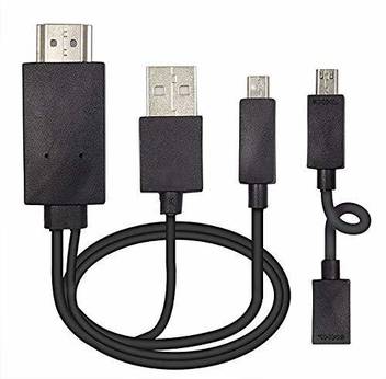 Chg Mhl Micro Usb To Hdmi Cable Hdtv Adapter 2 M Mhl Cable Chg Flipkart Com