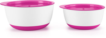 Oxo Tot 6125500 Small and Large Bowl Set Pink