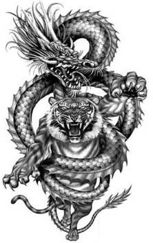 Voorkoms Dragon Tiger Body Temporary Tattoo Price In India Buy Voorkoms Dragon Tiger Body Temporary Tattoo Online In India Reviews Ratings Features Flipkart Com