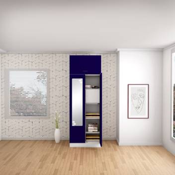 Godrej Interio Slimline 2 Door With Locker And Drawer Metal
