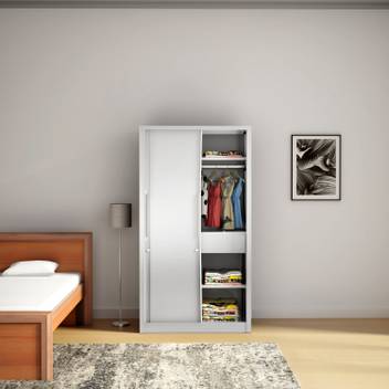 Godrej Interio Slide N Store Pro Metal Almirah Price In India Buy