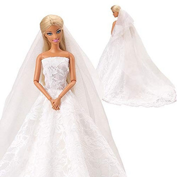 barbie doll wedding dress designer maker playset