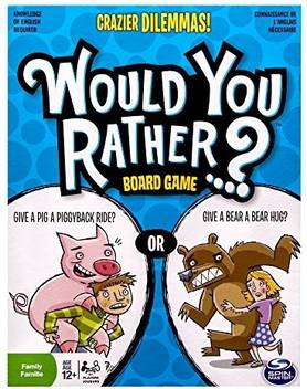 Spin Master Games Would You Rather Crazier Dilemmas Board Game Educational Board Games Board Game Would You Rather Crazier Dilemmas Board Game Shop For Spin Master Games Products In India