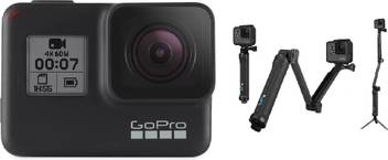 Gopro Hero7 With 3 Way Mount Sports And Action Camera Price In India Buy Gopro Hero7 With 3 Way Mount Sports And Action Camera Online At Flipkart Com