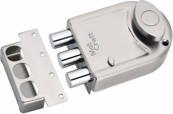 Metcraft Steel Ultra Tribolt One Side Computerised Key Night Latch