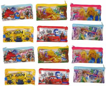 pack of 12 mix stationery kit set in a zipper bag for kids original imafhqdcgzbyuczq