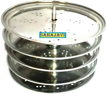 Sahajavi Stainless Steel 5 Plates Idiyappam Puttu Stand Plates Induction Standard Idli Maker Price In India Buy Sahajavi Stainless Steel 5 Plates Idiyappam Puttu Stand Plates Induction Standard Idli Maker Online