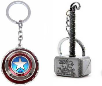 Wescon Avengers Combo America Captain Shield Rotatable Or Thor Hammer Key Chain Price In India Buy Wescon Avengers Combo America Captain Shield Rotatable Or Thor Hammer Key Chain Online At Flipkart Com