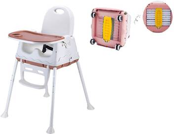 Syga High Chair For Baby Kids Safety Toddler Feeding Booster Seat