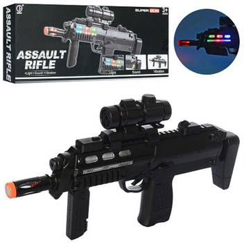 shanaya assault rifle toy gun for boys with light music vibration