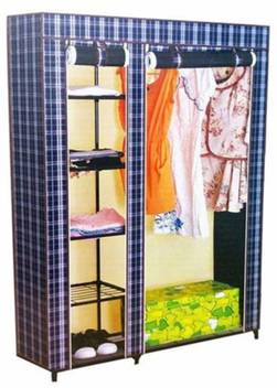 Sajani Multipurpose Cloth Storage Wardrobe Micro Fiber Collapsible