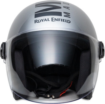Royal enfield helmet silver colour Clearance