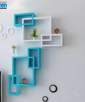 Wood Decor Interconnect Wall Shelves Home Decor Wall Shelf 2 Set Of 3 Mdf Medium Density Fiber Wall Shelf Price In India Buy Wood Decor Interconnect Wall Shelves Home Decor Wall
