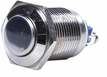 Metal 16mm Off On Waterproof Push Button Momentary Switch SPST