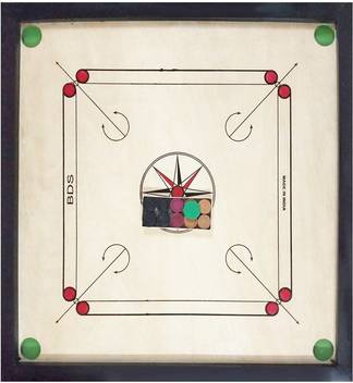 Athlesis Sana 32 Inch Full Size Carom Coin 32 Inch Carrom Board