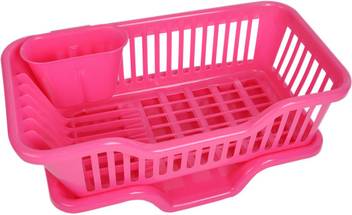 Sajani Plastic Kitchen Sink Dish Drainer Drying Rack Washing