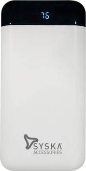 Syska 20000 Mah Power Bank Fast Charging 10 W Price In India Buy Syska 20000 Mah Power Bank Fast Charging 10 W Online At Flipkart Com