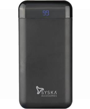 Syska 20000 Mah Power Bank Fast Charging 10 W Price In India Buy Syska 20000 Mah Power Bank Fast Charging 10 W Online At Flipkart Com