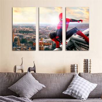 Gwsj 6804 Printed Split Spider Man Far From Home Tower Matte