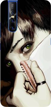 Fangle Back Cover For Fangle Latest Girl Case Cover For Vivo S1