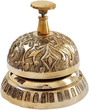 brass desk bell