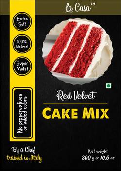 Wallpaper La Casa Red Velvet Eggless Cake Mix 300 G Price In India Buy La For Android