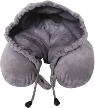 Trajectory Supercozy Hoodie Neck Pillow With Snap On Button And