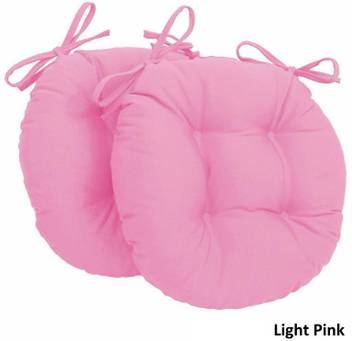 Angel Mommy Ultra Soft Round Twill Dining Chair Cushion Back