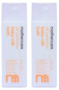 mothercare baby milk bath