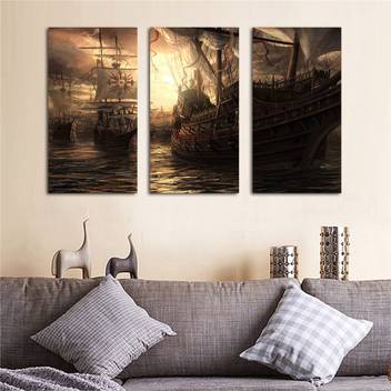 Gwsj 6637 Printed Split Scenery Javor Art Fantasy Matte