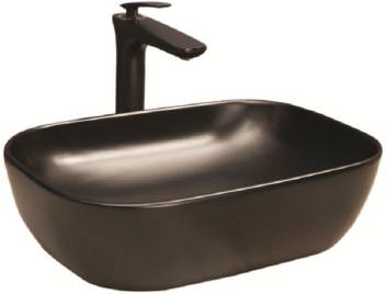 Joyo Cera Bali Collection Ceramic Matt Black Designer Wash Basin