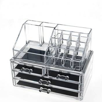 Bsitfow Cosmetic Jewellery Makeup Storage Box Kit With 4 Drawers