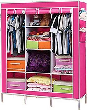 Maison Cuisine 88130 Pink Pp Collapsible Wardrobe Price In India Buy Maison Cuisine 88130 Pink Pp Collapsible Wardrobe Online At Flipkart Com