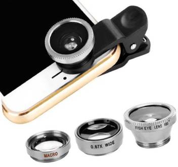 Blue Birds Best Clip On Mobile Phone Camera Lens Kit 180 Degree