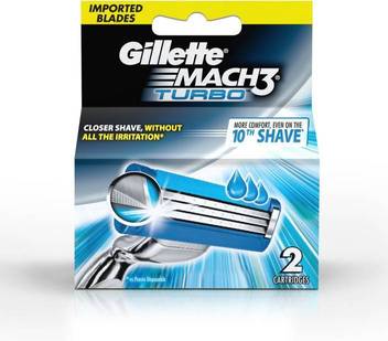 Gillette Mach 3 Turbo Manual Shaving Razor Blades 2s Pack Cartridge Price In India Buy Gillette Mach 3 Turbo Manual Shaving Razor Blades 2s Pack Cartridge Online In India