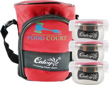 Flipkart Calvy Food Court Stainless Steel Lunch Box For Food Court Stainless Steel Lunch Box