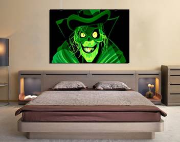 Gwsj 12522 Printed Disneyland Hatbox Green Ghost Non Sticking Without Frame Canvas Canvas Art Decorative Posters In India Buy Art Film Design Movie Music Nature And Educational Paintings Wallpapers At Flipkart Com