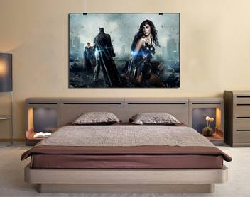 Gwsj 13381 Printed Justice League Superman Vs Batman Non Sticking Without Frame Canvas Canvas Art Decorative Posters In India Buy Art Film Design Movie Music Nature And Educational Paintings Wallpapers At Flipkart Com