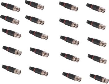 Optisoft Bnc Connector Male For Cctv Camera 20 Bnc For Cctv Wire Connector Price In India Buy Optisoft Bnc Connector Male For Cctv Camera 20 Bnc For Cctv Wire Connector Online At Flipkart Com