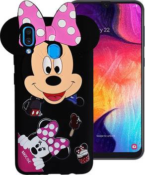 Marshland Back Cover For Samsung Galaxy A30 Designer Disney Mickey Mouse Printed Rubber Pink Marshland Flipkart Com