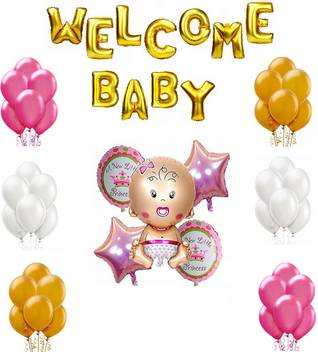 Tiank Innovation Welcome Baby Shower Foil Balloons Party