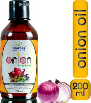 Nagbai Onion Herbal Hair Oil Blend Of 14 Natural Oils For Hair Regrowth Hair Oil