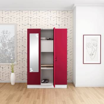 Godrej Interio Slimline 3 Door With Locker Metal Almirah Price In India Buy Godrej Interio Slimline 3 Door With Locker Metal Almirah Online At Flipkart Com