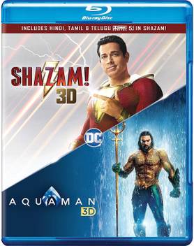 Shazam Aquaman Blu Ray 3d 2 Disc Price In India Buy
