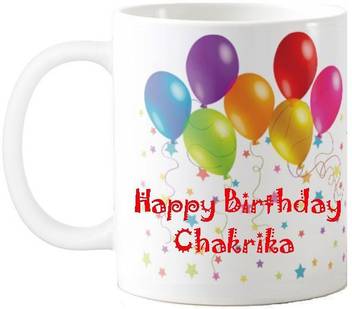 Exoctic Silver Chakrika Happy Birthday Gift 58 Ceramic Mug Price
