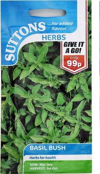Sutton Seeds Basil Bush Seed Price In India Buy Sutton Seeds Basil Bush Seed Online At Flipkart Com